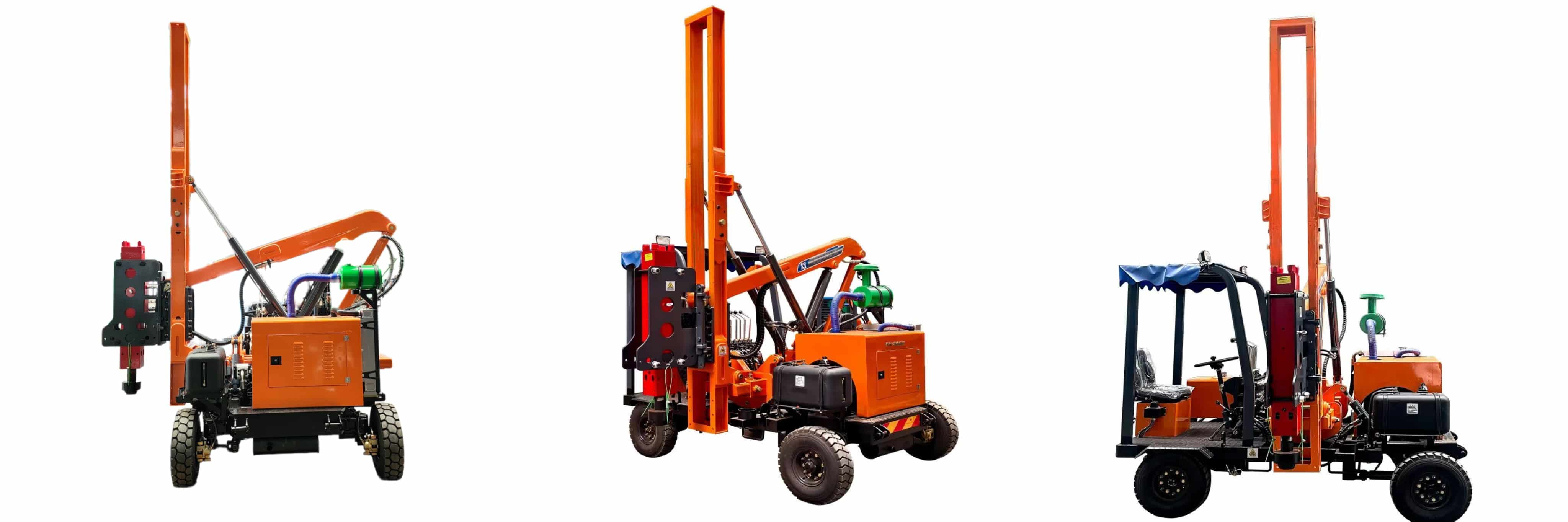 Key features of guardrail pile driver TZ390 to improve your installation efficiency