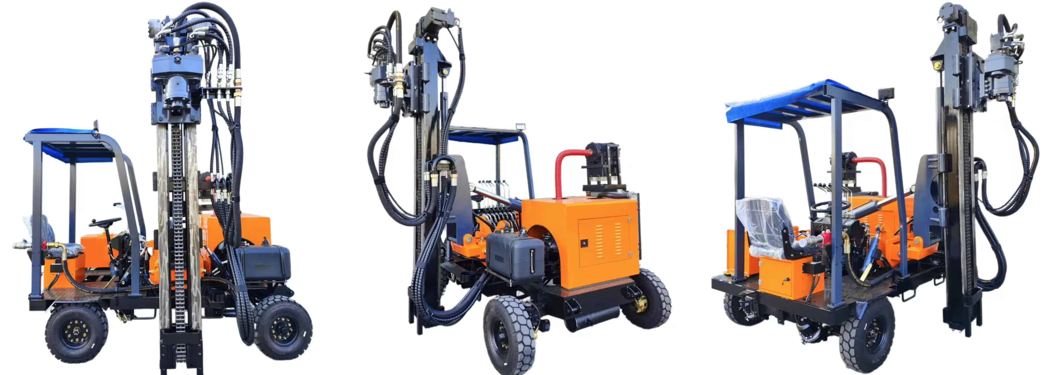 Use the professional guardrail drilling machine TZ530 to improve your guardrail installation efficiency